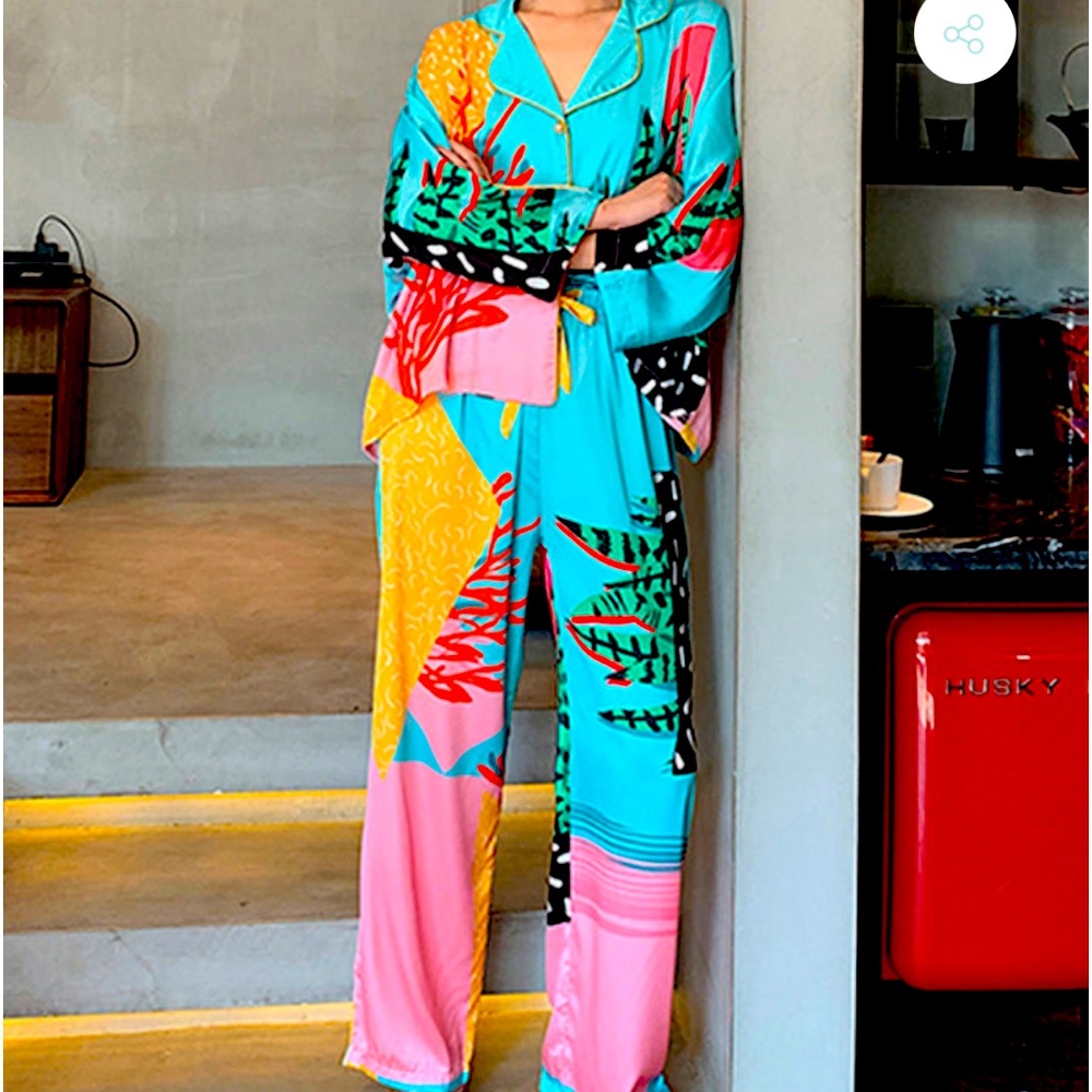Satin Colorful Pajamas